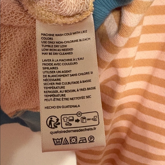 Free People Women’s Classic Striped Crew Oversized - Picture 6 of 6